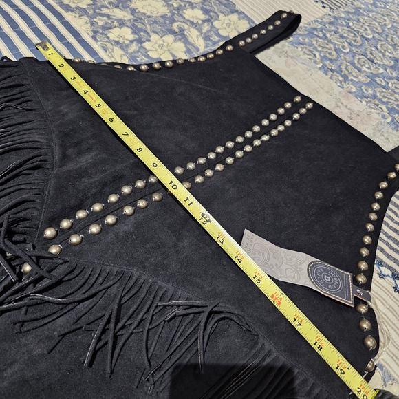 Double D Ranch Black Fringe Dress with Stud Accents - NWT, Size 1X - Picture 6 of 8